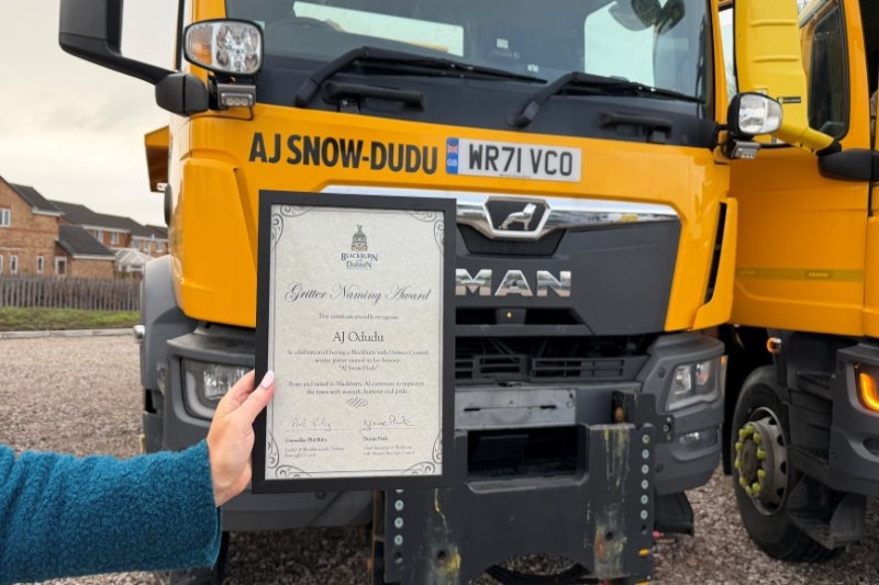Council celebrates local stars through gritter names